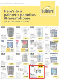 Builders : Here's To A Painter's Paradise (19 October - 24 December 2021), page 1