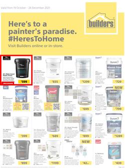 Builders : Here's To A Painter's Paradise (19 October - 24 December 2021), page 1