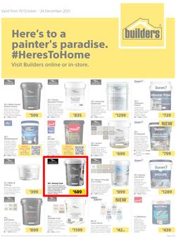 Builders : Here's To A Painter's Paradise (19 October - 24 December 2021), page 1