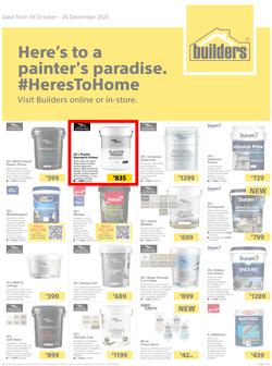 Builders : Here's To A Painter's Paradise (19 October - 24 December 2021), page 1