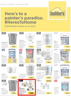 Builders : Here's To A Painter's Paradise (19 October - 24 December 2021), page 1