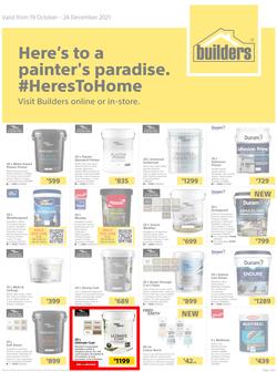 Builders : Here's To A Painter's Paradise (19 October - 24 December 2021), page 1
