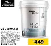 Fired Earth New Coat-5Ltr