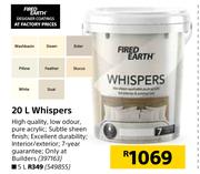 Fired Earth Whispers-20Ltr