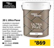 Fired Earth 20L Ultra Pave Green