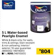 Dulux Water-Based Pearlglo Enamel-1Ltr
