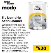 Fired Earth Modo Non-Drip Satin Enamel-1Ltr