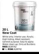 Fired Earth 20Ltr New Coat