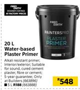 Fired Earth 20Ltr Water Based Plaster Primer