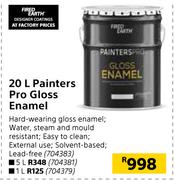 Fired Earth 1Ltr Painters Pro Gloss Enamel