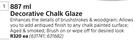 Rust Oleum Decorative Chalk Glaze-887ml Each