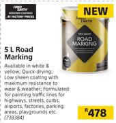 Fired Earth Road Marking-5Ltr