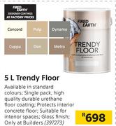 Fired Earth Trendy Floor-5Ltr