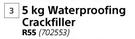 Fired Earth Damp-X Waterproofing Crackfiller-5Kg
