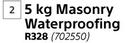 Fired Earth Damp-X Masonry Waterproofing-5Kg