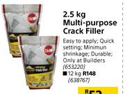 Smith & Co.Multi Purpose Crack Filler-2.5Kg Each