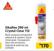 Sika Flex Crystal Clear 112-290ml