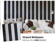 Striped Wallpaper 530mm x 10m