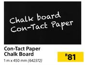 Con-Tact Paper Chalk Board-1m x 450mm