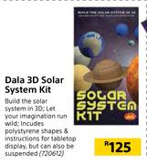 Dala 3D Solar System Kit