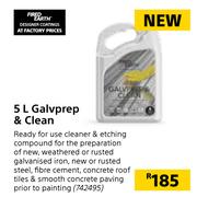 Fired Earth Galvprep & Clean-5L