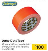 Sellotape Lumo Duct Tape 48mm X 200mm