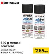 Rust Oleum Aerosol Leakseal (Clear)-340g Each