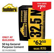 Builders General Purpose Cement-50Kg