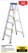 5 Rung Aluminium Ladder