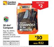 Garden Master 30 dSqm Compost