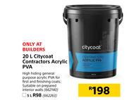 Citycoat Contractors Acrylic PVA-5Ltr