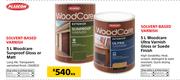 Plascon Woodcare Sunproof Gloss Or Matt-5Ltr/Woodcare Ultra Varnish Gloss Or Suede Finish-5Ltr Each