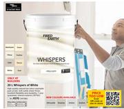Fired Earth Whispers Of White-5Ltr