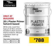 Fired Earth Plaster Primer (Solvent-Based)-20Ltr