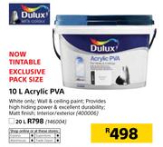 Dulux Acrylic PVA-20Ltr