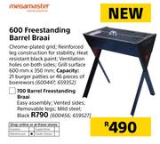 Megamaster 700 Barrel Freestanding Braai