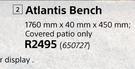 Design House Atlantis Bench