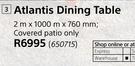 Design House Atlantis Dining Table