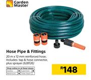 Garden Master Hose Pipe & Fittings