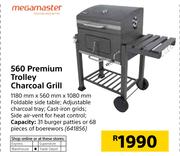 Megamaster 560 Premium Trolley Charcoal Grill