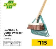 Lasher Leaf Rake & Gutter Sweeper Combo