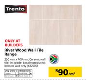 Trento River Wood Wall Tile Range 250mm x 400mm-Per Sqm