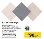 Basali Tile Range 400mm x 400mm-Per Sqm