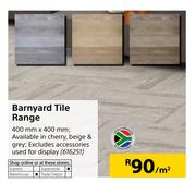Barnyard Tile Range 400mm x 400mm-Per Sqm