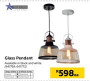 Bright Star Glass Pendant-Each