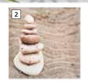 Pebble Stack Canvas-300mm x 300mm