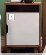 Design House Walnut Pedestal-450mm x 450mm x 650mm