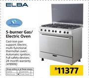 Elba 5 Burner Gas/Electric Oven