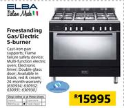 Elba Freestanding Gas/Electric 5 Burner