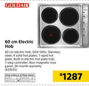 Goldair 60cm Electric Hob